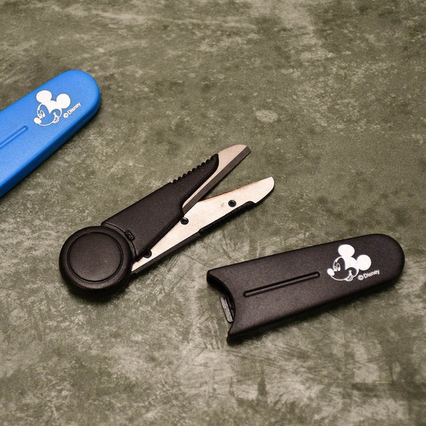 Mickey Mouse Scissors With Cover For Home Use ( Multi Color 1 pcs ) - dailyneed.life