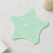 Mint Green Silicone Star Shaped Sink Filter Bathroom Hair Catcher Drain Strainers for Basin - dailyneed.life