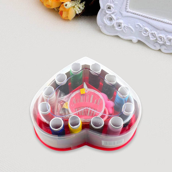 Heart-Shaped Sewing Box Multi-Functional Convenient Sewing Tools - dailyneed.life