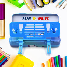 Metal Pencil Box, Pencil Case Double Compartment for Kids Stationery Compass Box, Stationery Gift for School Kids Compass, Pencil Box, Birthday Return Gift for Kids - dailyneed.life