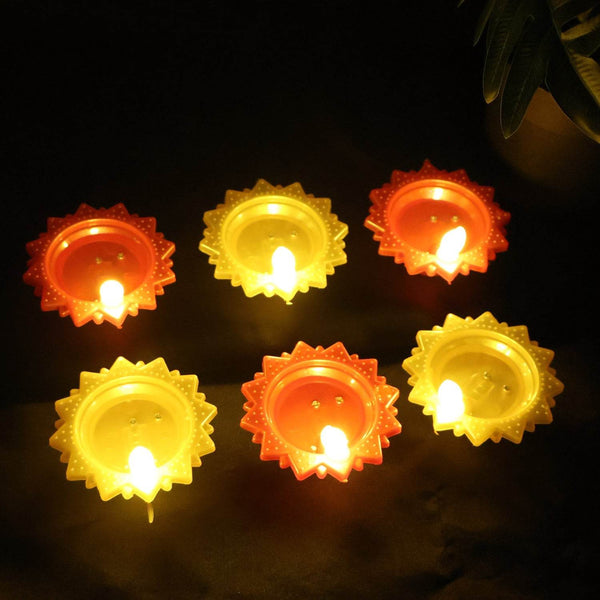 Water Sensor LED Diya Set (6 Pc) - dailyneed.life