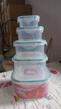 Kitchen Storage Containers Set – Fridge Storage, Plastic Organizer, Snap-Seal Lunch Box (5 Pcs Set) - dailyneed.life