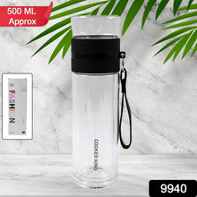 Outdoor Sport Glass Water Bottle With Steel Lid / 500 Ml Approx) - dailyneed.life