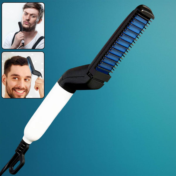 Men's Beard and Hair Curling Straightener (Modelling Comb), Hair accessories - dailyneed.life