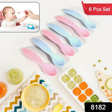 Kids Cute Food Grade Foods Feeding Training Baby Spoon (Set of 6 pcs) - dailyneed.life