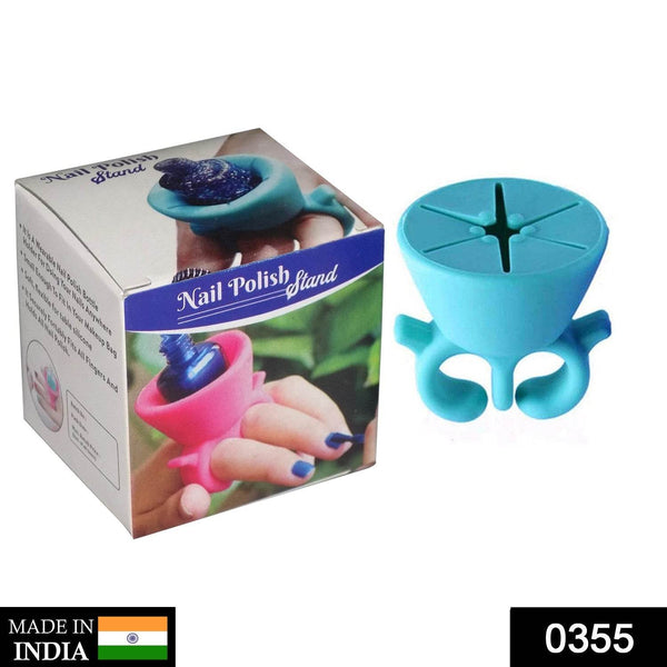 Nail Polish Holder Ring with Nail Polish Holder Stand, Fingernail Painting Tools, Manicure and Pedicure Accessories - dailyneed.life