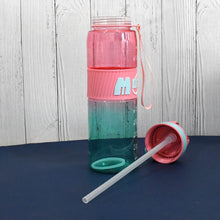 Plastic Water Bottle With Strap and Straw (1000 ML) - dailyneed.life