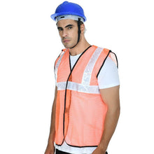 Orange Safety Jacket For Having protection against accidents usually in construction area's. - dailyneed.life