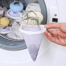 Reusable Washing Machine Floating Cylindrical Shape Lint Mesh Bag ( 1 Pc) - dailyneed.life