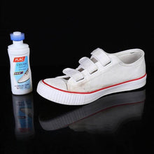 White Shoe Brightener with Removal of Dirt and Whitening Function White Shoes Cleaner with Brush Head for Dirty Shoe Polish Natural Waxes (75 ML) - dailyneed.life