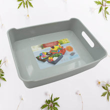 Multipurpose Organising & Storage Plastic Tray, Fruit & Vegetable/ Multi Purpose Tray, Organizer for Kitchen, Countertop, Cabinet, Bathroom Plastic Storage Basket For Store Fruits, Vegetables, Magazines, Cosmetics, Stationary Set of 3 - dailyneed.life