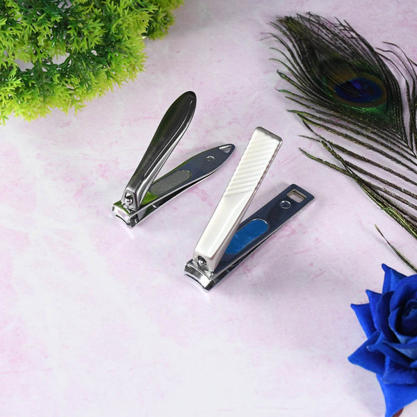 Stainless Steel Folding Portable Large Nail Clippers with Nail File (1 Pc / Mix Design) - dailyneed.life