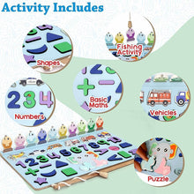 Wooden Number Puzzle Match Board and magnetic rod - dailyneed.life