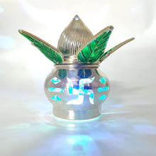 Gold Plated Eco Friendly LED Kalash for Pooja Mandir, Ganesh Ganesha (1 pc / Multicolor LED) - dailyneed.life