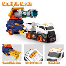 Large Truck Toys Include 2 Racing Cars+4 Ball, with Light & Sounds (Battery Not Included) - dailyneed.life