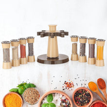 360 Revolving Spice Rack for Kitchen and Dining Table, 8 Spice jars - dailyneed.life