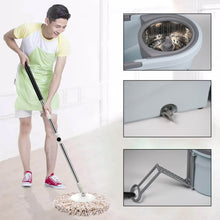 Quick Spin Mop With Steel Spin, Bucket Floor Cleaning, Easy Wheels & Big Bucket, Floor Cleaning Mop with Bucket - dailyneed.life