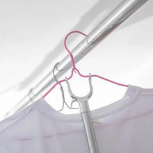 Stainless Steel Telescopic Pole Clothes Hooks Hanger (1 Pc / 155 cm) - dailyneed.life
