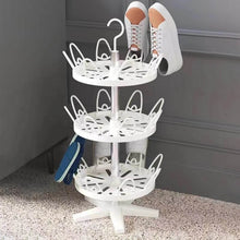 Rotating Shoe Rack, 3 Layer/ 3 Tier Rotating Shoe Rack (1 Pc) - dailyneed.life