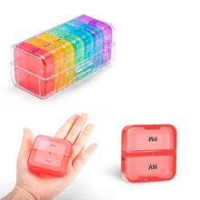 Weekly 7 Day Rainbow Color Pill Organizer Box - dailyneed.life