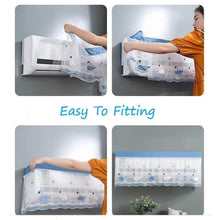 Ac Cover Air Conditioning Dust Cover Folding Designer (Approx 1 Ton / 1 Pc / ac curtain / Mix Design) - dailyneed.life