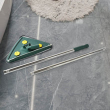 2-in-1 Extendable Triangle Mop – Retractable, 360° Rotating, Telescopic & Reusable Mop Heads (1 Pc) - dailyneed.life