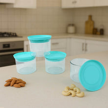 Airtight Container Jar 4 Pc Set With Stylish Tray for Kitchen Unbreakable Jar Set for Multipurpose Storage ( Mukhwas Dani ) - dailyneed.life