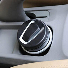 Portable Car Ashtray with Lid and Blue LED Light (1 Pc) - dailyneed.life