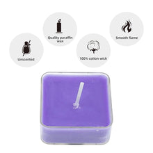 Smokeless Scented Acrylic Lavender Tealight Candles | Scented Acrylic Tealight Candle Set of 1 for Home Decoration and Celebrations | Long Burning Time Candle, Diwali (1 Pc / Mix Color) - dailyneed.life