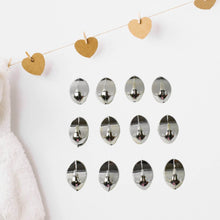 Plastic Multipurpose Wall hanging hook (12 Pcs Set / Mix Design) - dailyneed.life