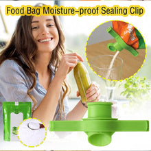 Food Storage Sealing Clip Solid Color Seal Pour Bag Clip Snack Bag Clip Food Bag Sealing Clip Sealing Clamp with Cap Kitchen Chip Bag Clips (1 Pc) - dailyneed.life