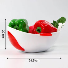 Plastic Rice Pulses Fruits Vegetable Noodles Pasta Washing Bowl and Strainer - dailyneed.life