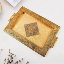 Premium Antique-Style Rajwadi Decorative Serving Tray – 40x26 cm - dailyneed.life