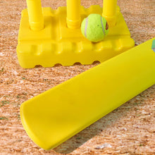 Big Cricket Kit, Cricket Set with 1 Cricket Bat, 1 Rubber Ball, Bails, 3 Stumps with Stand Base - dailyneed.life