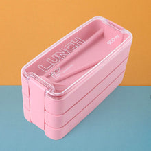 Eco-Friendly 3-Layer Stackable Lunch Box Set with Cutlery - dailyneed.life