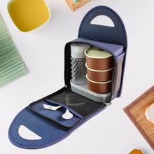 Steel Lunch Box Set (4 pcs, Black) - dailyneed.life