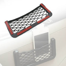 Car Storage Organize Car String Bag Car Seat Side Storage, Net Bag Mesh Pocket Organizer Stick-on for Purse Bag Phone - dailyneed.life