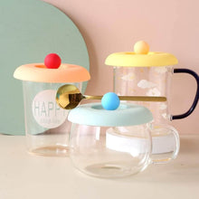 Cup / Mug Lid Dust Proof Silicone Rubber Airtight Seal (Cup & Spoon Not Included Only Lid/ 1 Pc) - dailyneed.life