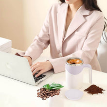 Stirring Coffee Mug | Magnetic Stirring Coffee Cup | Stainless Steel Mug for Milk | Travel Mixing Cup | Self Stirring Coffee Mug, Suitable for Coffee / Milk / Hot Chocolat | Battery Operated ( Battery Not Included) - dailyneed.life