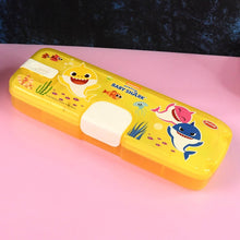 Plastic Pencil Box with LED Light & Cartoon Print (1 Pc) - dailyneed.life