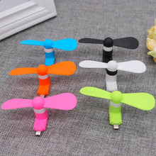 mini USB fan For Having cool air instantly, anywhere and anytime purposes (Micro Port / Mix Color) - dailyneed.life
