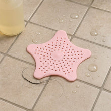 Baby Pink Silicone Star Shaped Sink Filter Bathroom Hair Catcher Drain Strainers for Basin - dailyneed.life
