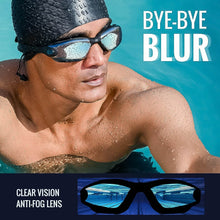 Knx Professional Anti-Fog UV Protection Swimming Goggles with Mirrored Lenses and Earplugs - dailyneed.life