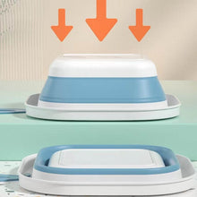 Space-Saving Foldable Baby Wash Basin, Lightweight & Easy to Clean for Home (28×28 Cm) - dailyneed.life