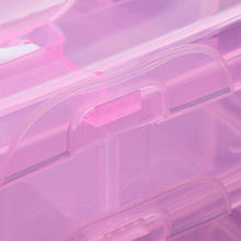 Versatile 18-Grid 3-Layer Transparent Plastic Organizer Box with Adjustable Dividers for Jewelry & Fishing Hooks - dailyneed.life