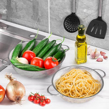 Stainless Steel Rice Vegetables Washing Bowl Strainer Collapsible Strainer. - dailyneed.life