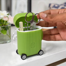 Manicure Kit, Pedicure tools for feet, Nail Clipper (8 Pcs Set / With Mini 4 Wheel Suitcase Trolley) - dailyneed.life