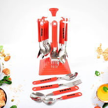 Classic Cutlery Set for Dining Table Stainless Steel 24-Piece Set With Stand (1 Set - dailyneed.life