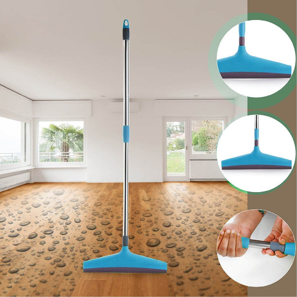 Adjustable Bathroom / Floor Stainless Steel Rod Wiper, Plastic Floor Wiper - dailyneed.life