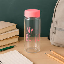 350 ml Approx Transparent Plastic Water Bottle with Leakproof Lid (1 Pc) - dailyneed.life